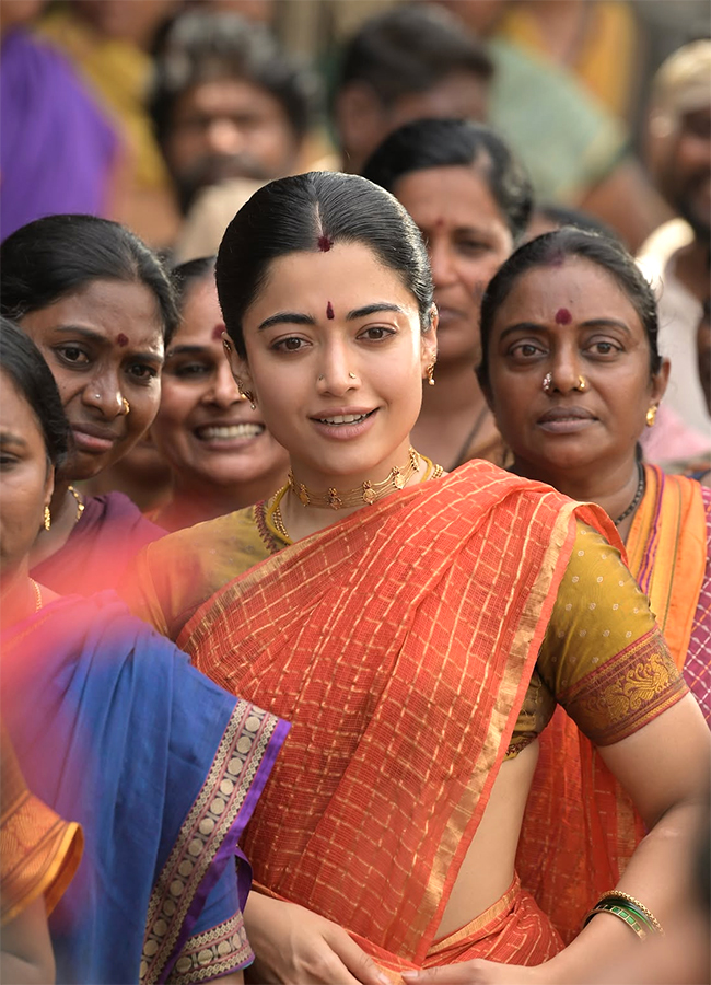 Actress Rashmika Mandanna Ranabaali Working Stills 4