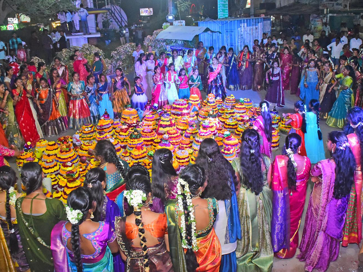 Bathukamma Celebrations in Karimnagar district16