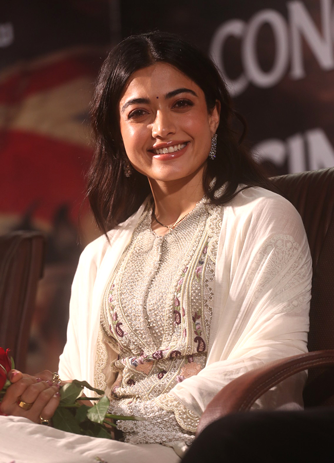 Rashmika Mandanna Ranabaali Press Meet HD Photos16