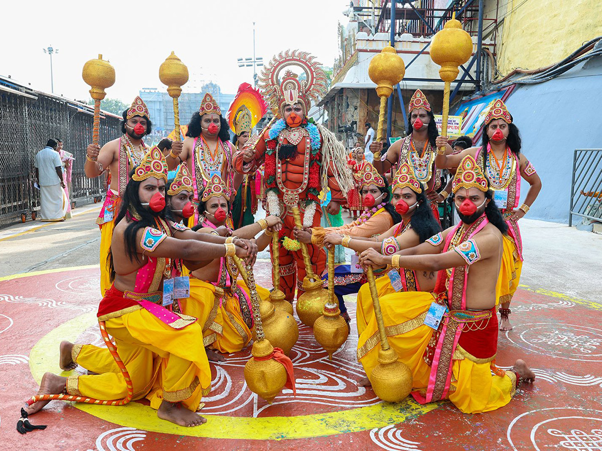 Srivari Navaratri Brahmotsavams Hanumantha Vahana Seva6
