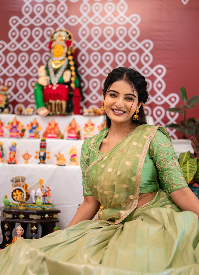 Actress Ananya Nagalla Bathukamma Celebrations10