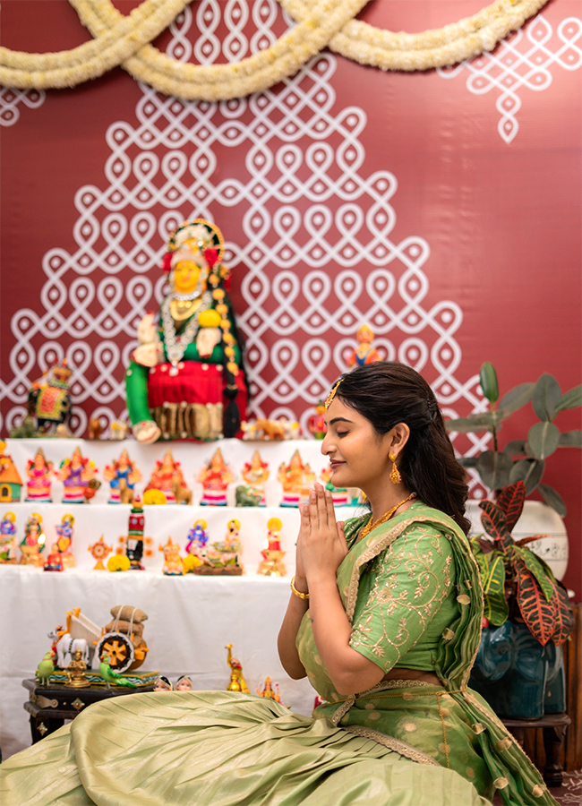 Actress Ananya Nagalla Bathukamma Celebrations11