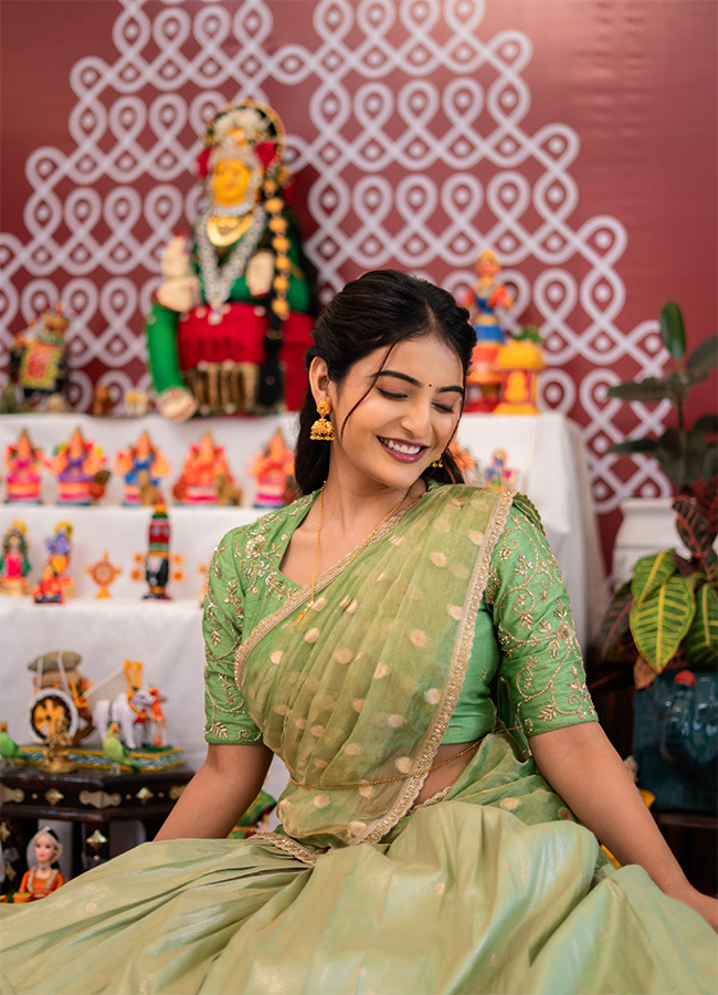 Actress Ananya Nagalla Bathukamma Celebrations5