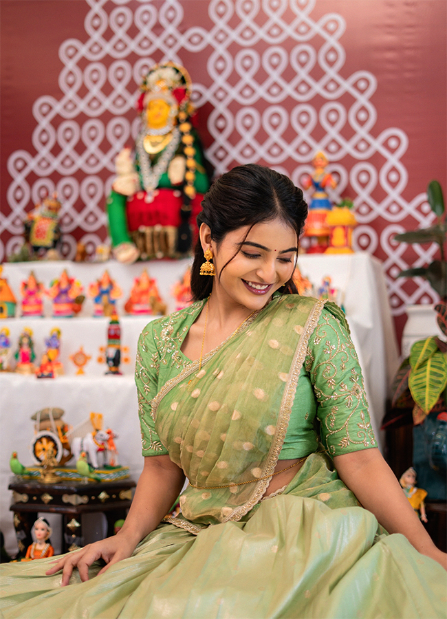 Actress Ananya Nagalla Bathukamma Celebrations7