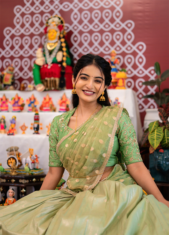 Actress Ananya Nagalla Bathukamma Celebrations8