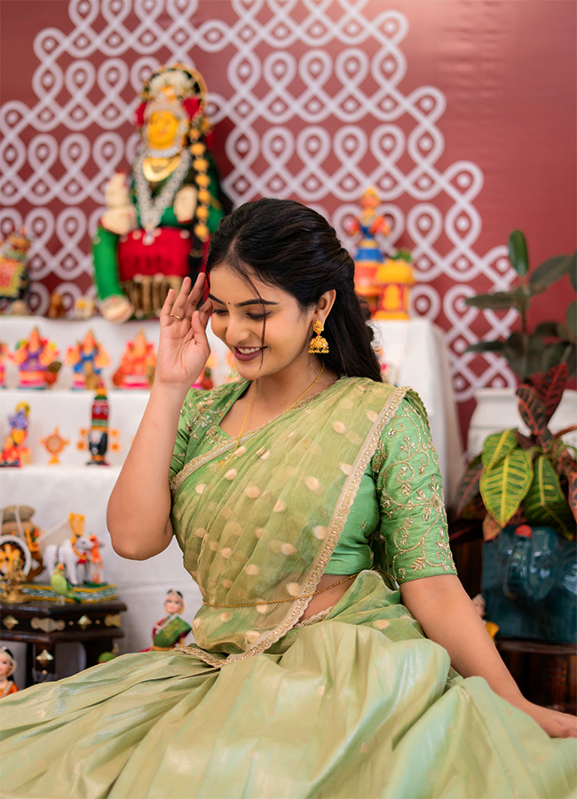 Actress Ananya Nagalla Bathukamma Celebrations9