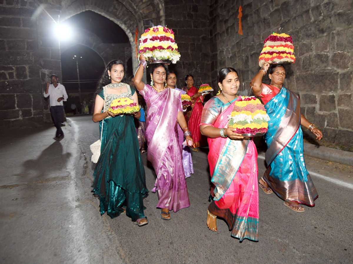 Bathukamma Celebrations in Warangal District33