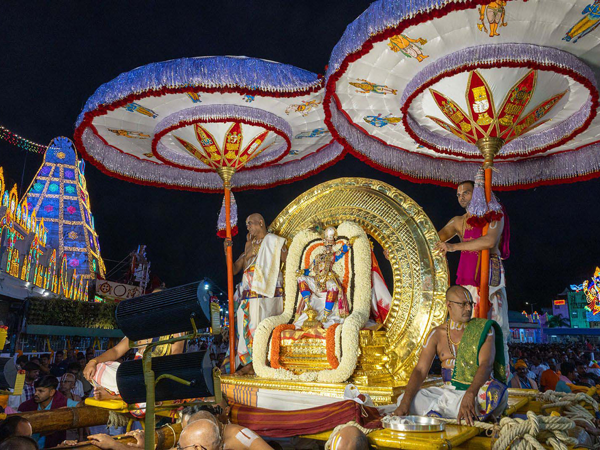 Chandraprabha Vahanam Navratri Brahmotsavam in Tirumala2
