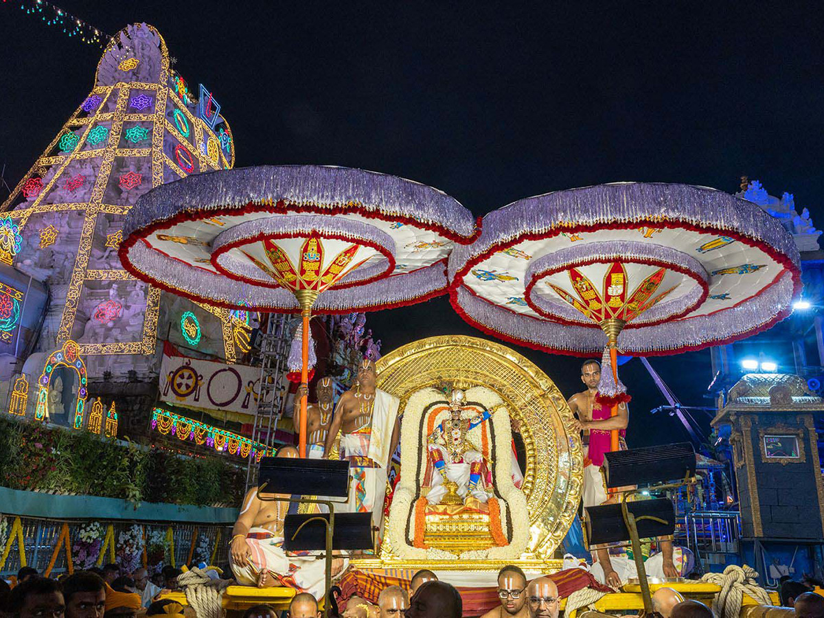 Chandraprabha Vahanam Navratri Brahmotsavam in Tirumala3