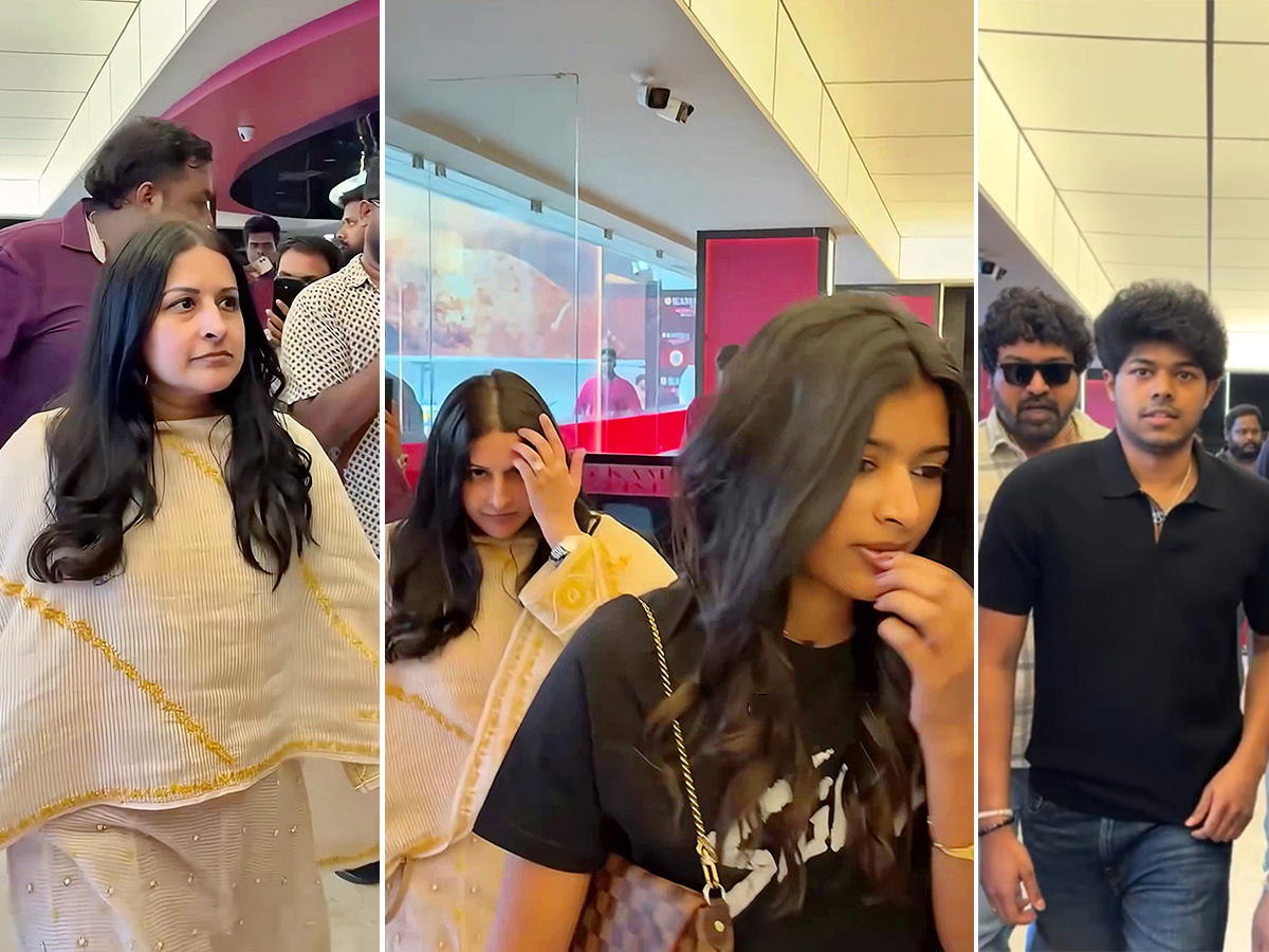 CM Vijay’s Wife Sangeetha Watches Son Jason Sanjay’s ‘Sigma’ Photos1