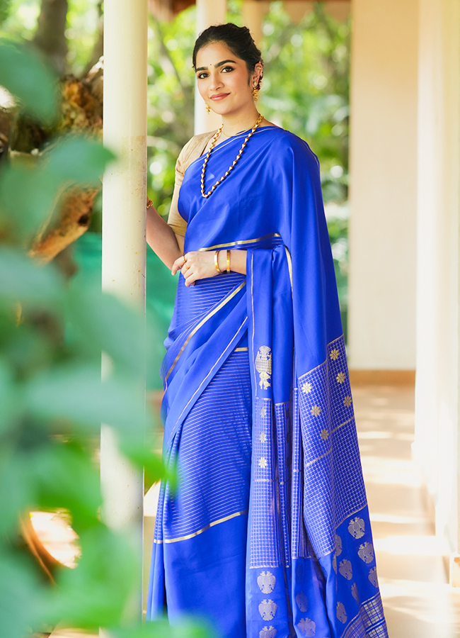 Rukmini Vasanth Stuns in a Silk Saree3