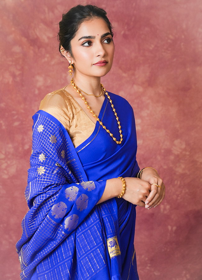 Rukmini Vasanth Stuns in a Silk Saree4