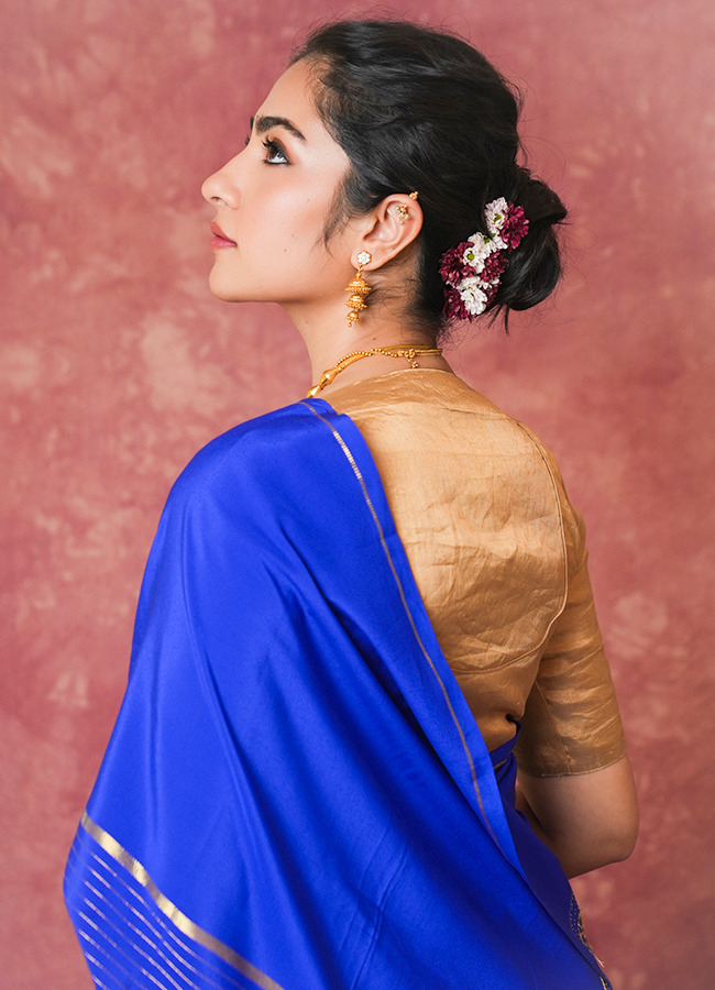 Rukmini Vasanth Stuns in a Silk Saree6