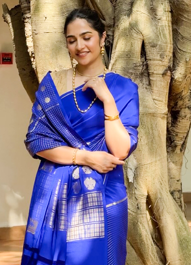 Rukmini Vasanth Stuns in a Silk Saree8