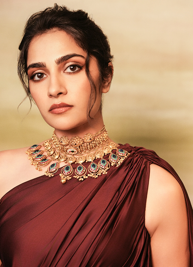 Rukmini Vasanth Stuns in a Silk Saree10