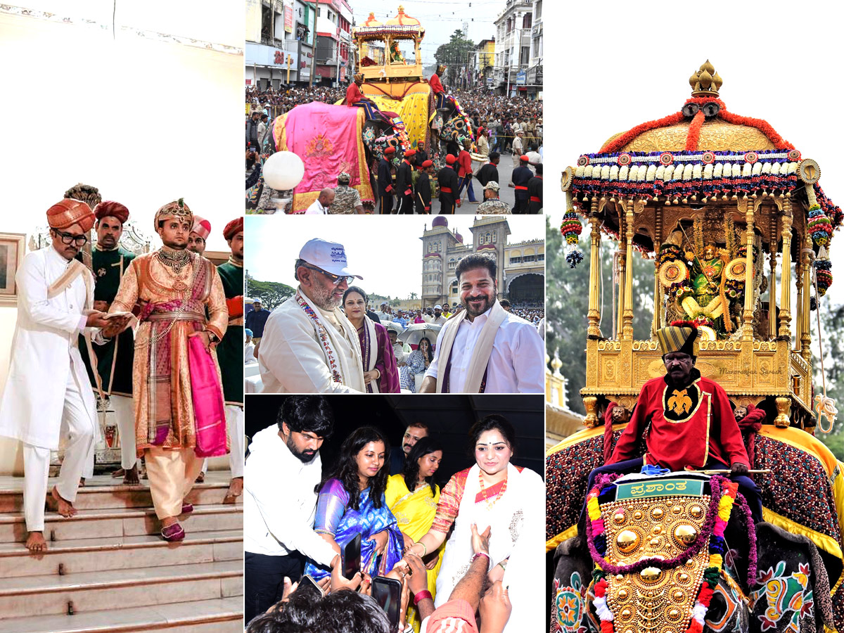 Dussehra Festival Celebrations At Balrama Gate of Mysore Palace1