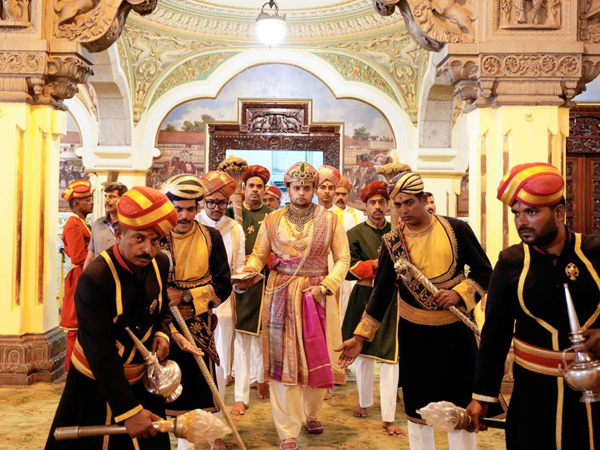 Dussehra Festival Celebrations At Balrama Gate of Mysore Palace15