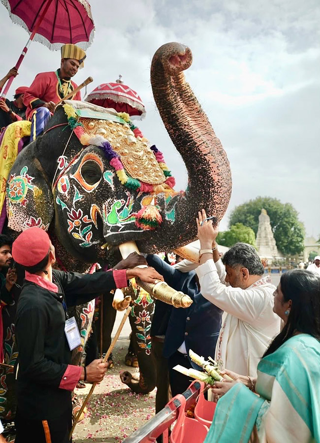 Dussehra Festival Celebrations At Balrama Gate of Mysore Palace21