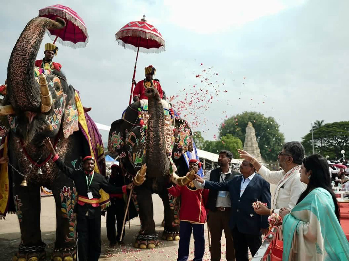 Dussehra Festival Celebrations At Balrama Gate of Mysore Palace23