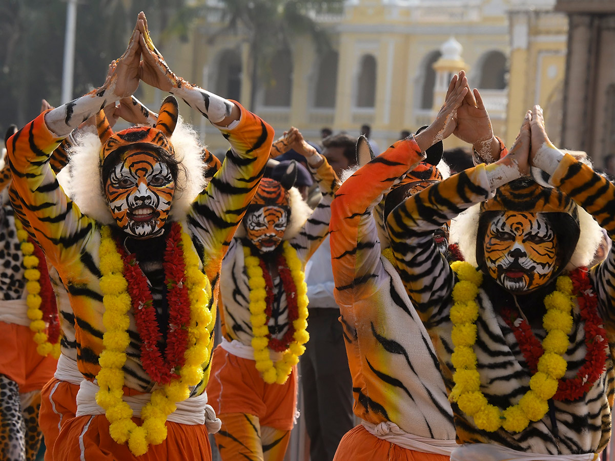Dussehra Festival Celebrations At Balrama Gate of Mysore Palace25
