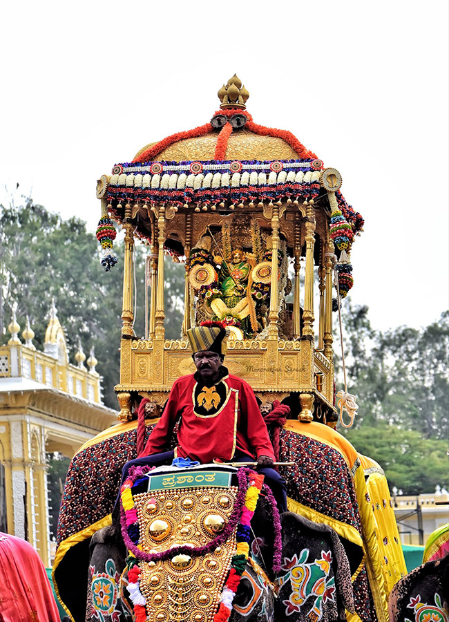 Dussehra Festival Celebrations At Balrama Gate of Mysore Palace31