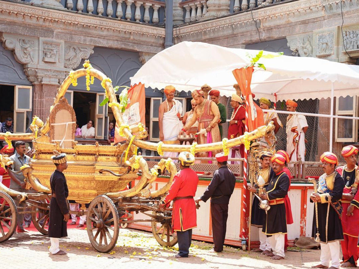Dussehra Festival Celebrations At Balrama Gate of Mysore Palace32