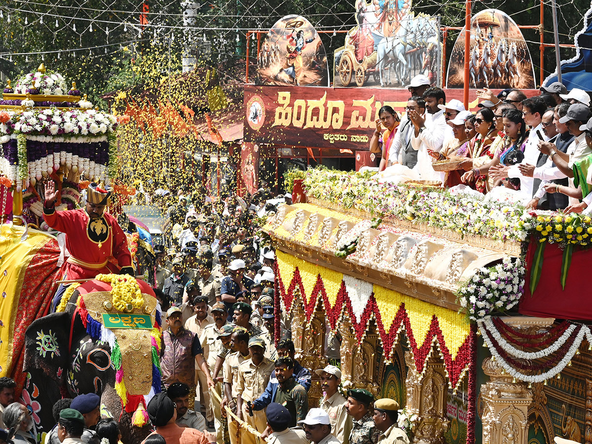 Dussehra Festival Celebrations At Balrama Gate of Mysore Palace8
