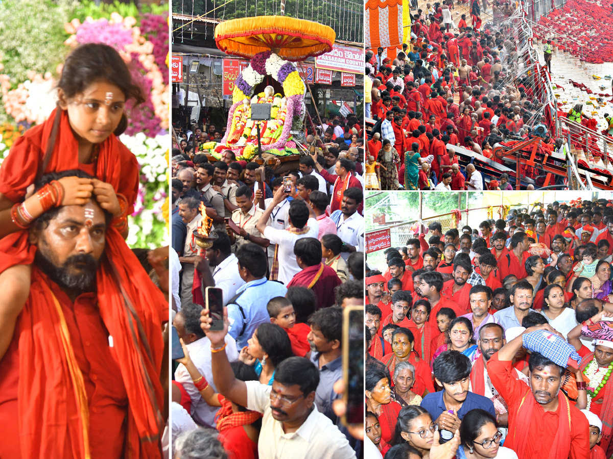 Heavy Devotees Rush : Bhavani Deeksha Viramanalu in Vijayawada1