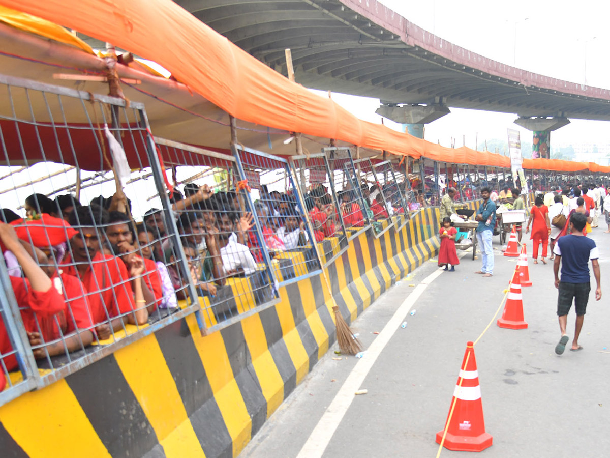 Heavy Devotees Rush : Bhavani Deeksha Viramanalu in Vijayawada26