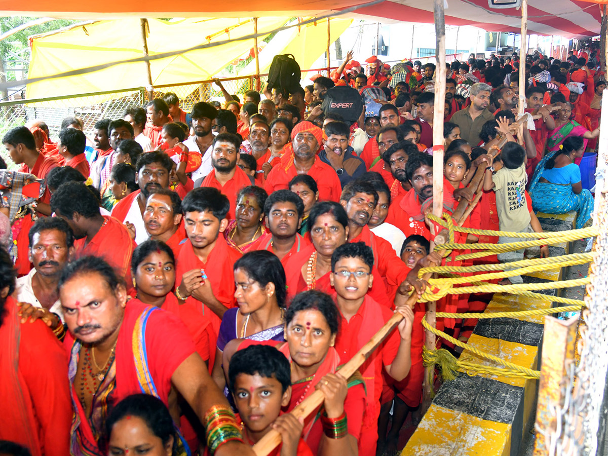 Heavy Devotees Rush : Bhavani Deeksha Viramanalu in Vijayawada27