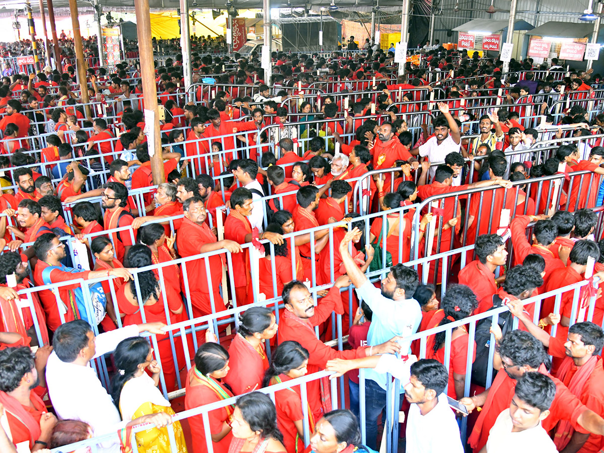 Heavy Devotees Rush : Bhavani Deeksha Viramanalu in Vijayawada29