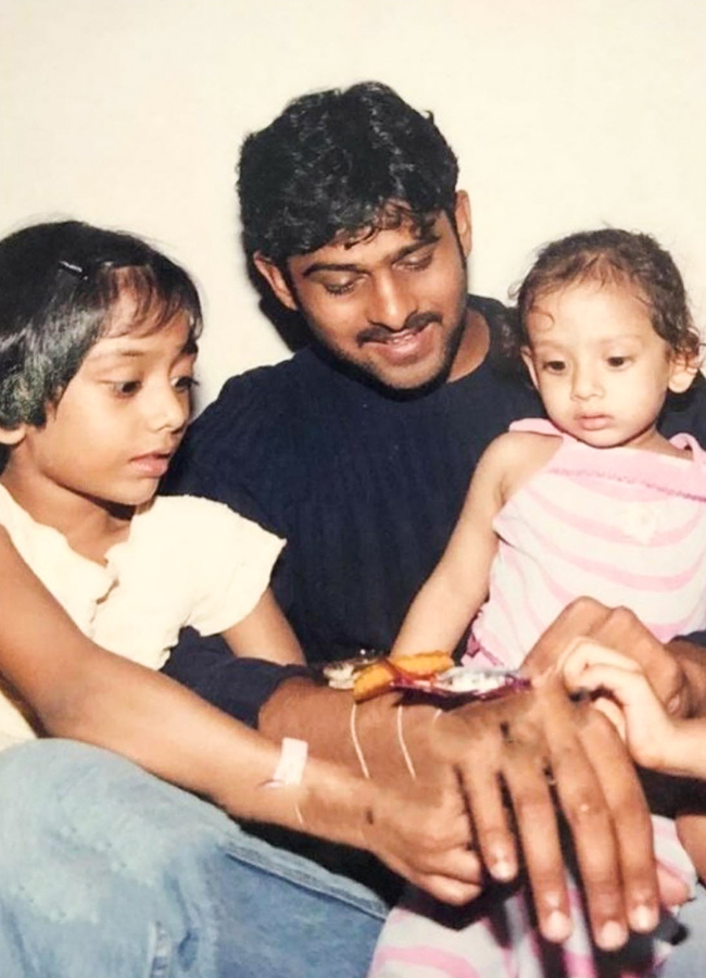 Birthday Special: Prabhas cute photos with sister goes viral8