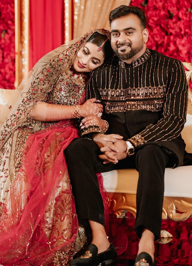 Actress Poorna and Shanid Asif Ali 4th Wedding Anniversary 2