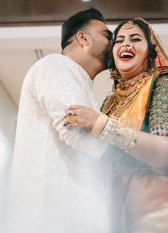 Actress Poorna and Shanid Asif Ali 4th Wedding Anniversary 3