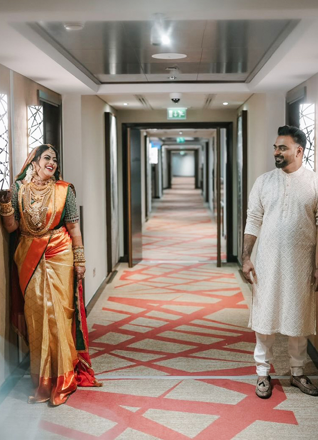 Actress Poorna and Shanid Asif Ali 4th Wedding Anniversary 7
