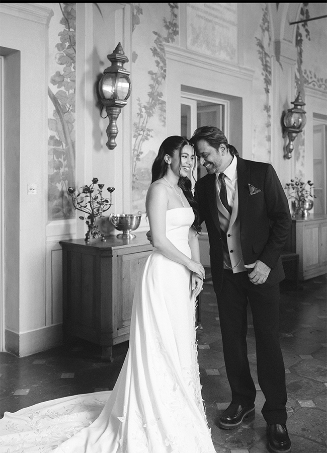 Arjun Sarja Younger Daughter Anjana Wedding in Italy14