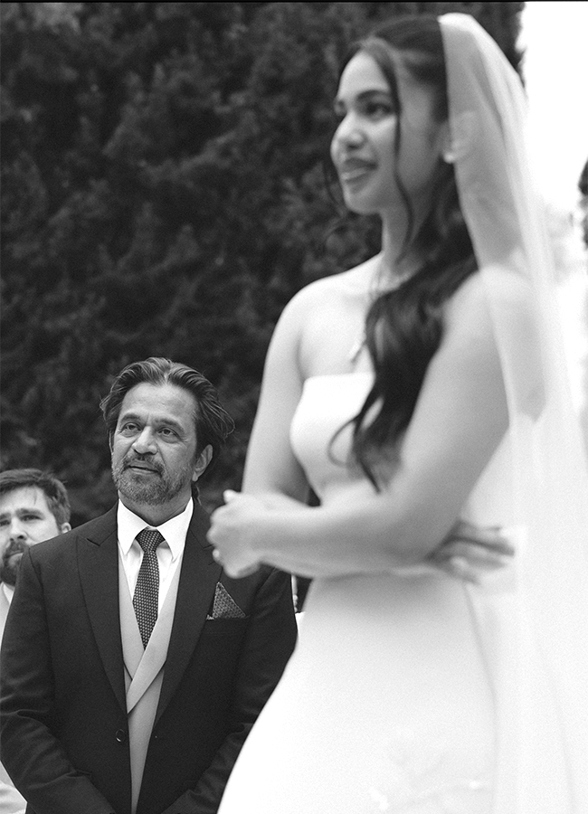 Arjun Sarja Younger Daughter Anjana Wedding in Italy9