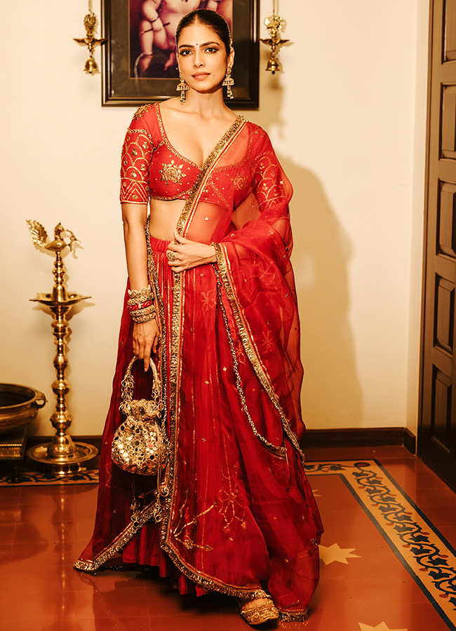 Malavika Mohanan Stuns in Red Dress5