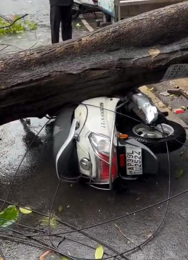 Arnab Cyclone Wreaks Havoc in Visakhapatnam Today Photos24