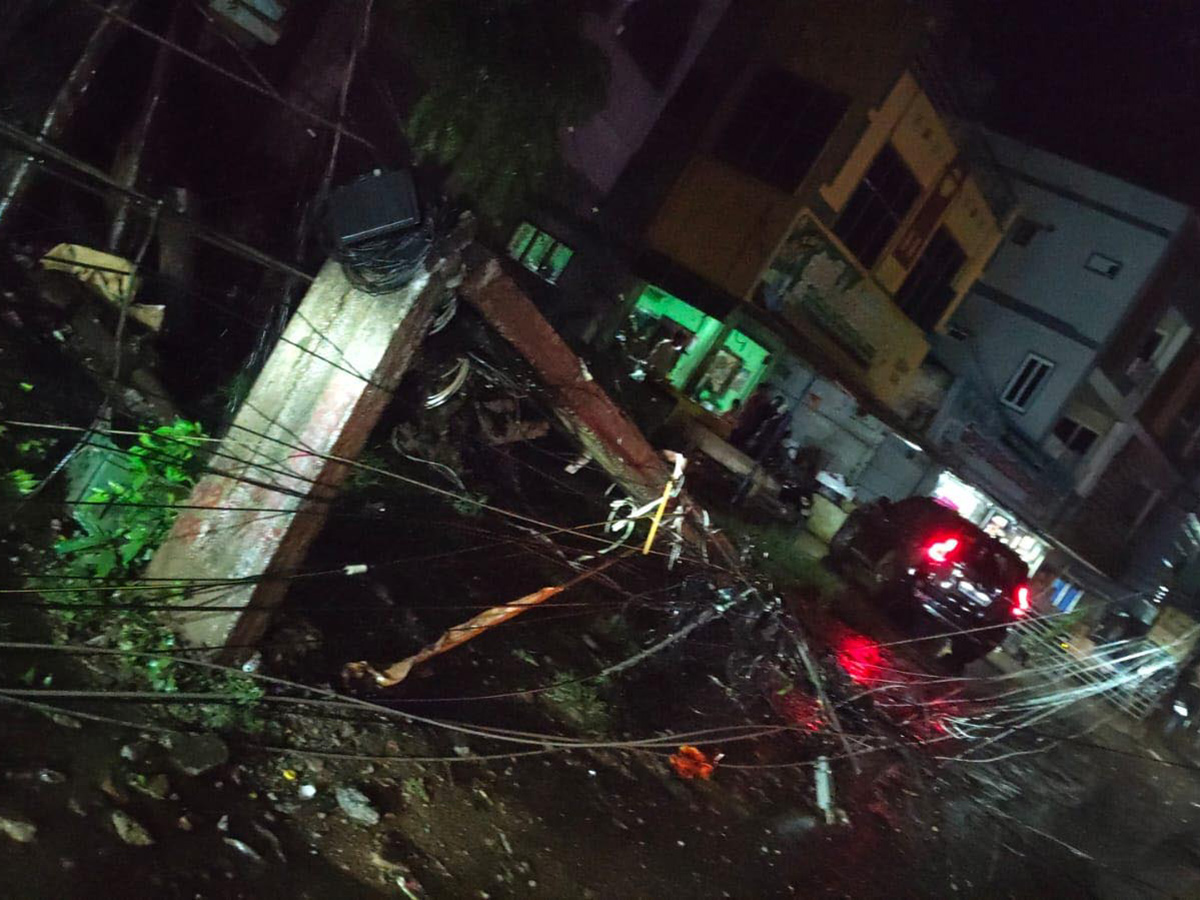 Devastation caused by Cyclone Arnab in AP Today2