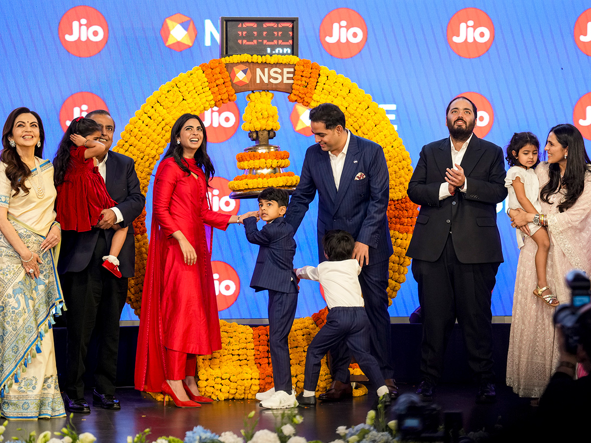 Jio Platforms National Stock Exchange Ceremony in Mumbai26