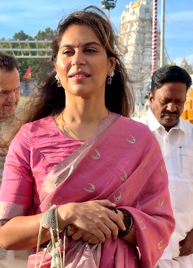 Upasana Konidela Visits Tirumala Temple : Photos10