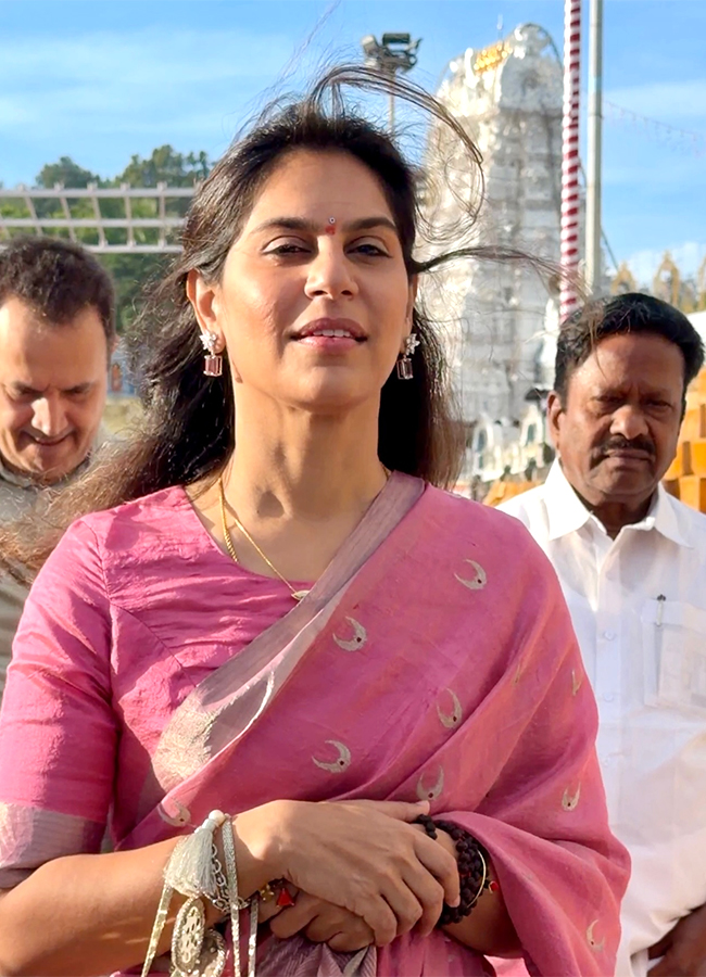 Upasana Konidela Visits Tirumala Temple : Photos12