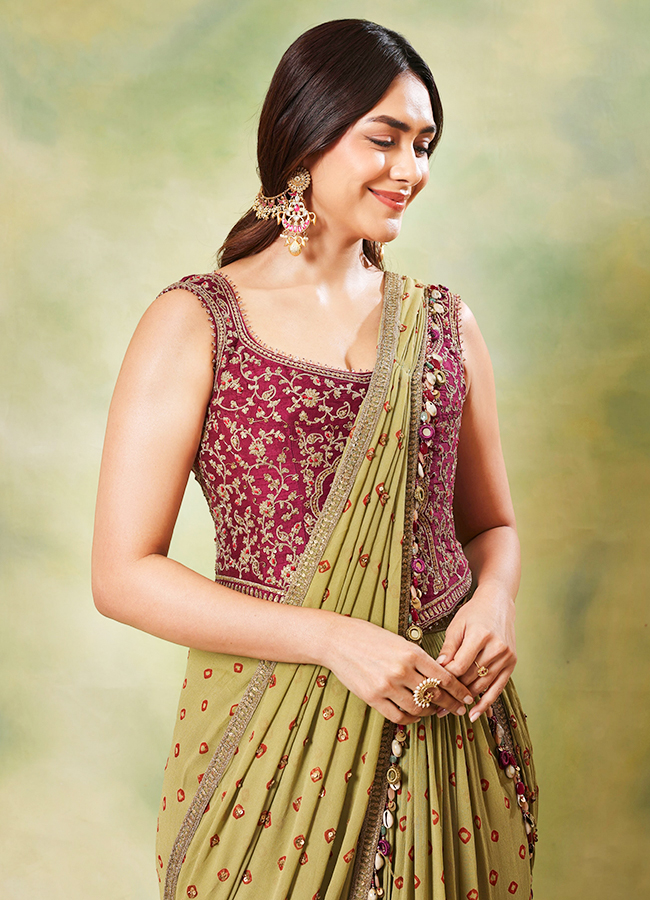 Mrunal Thakur Stuns in Butterfly Look8