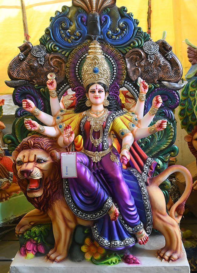 Dussehra 2026 : Durga Mata idols In Hyderabad10
