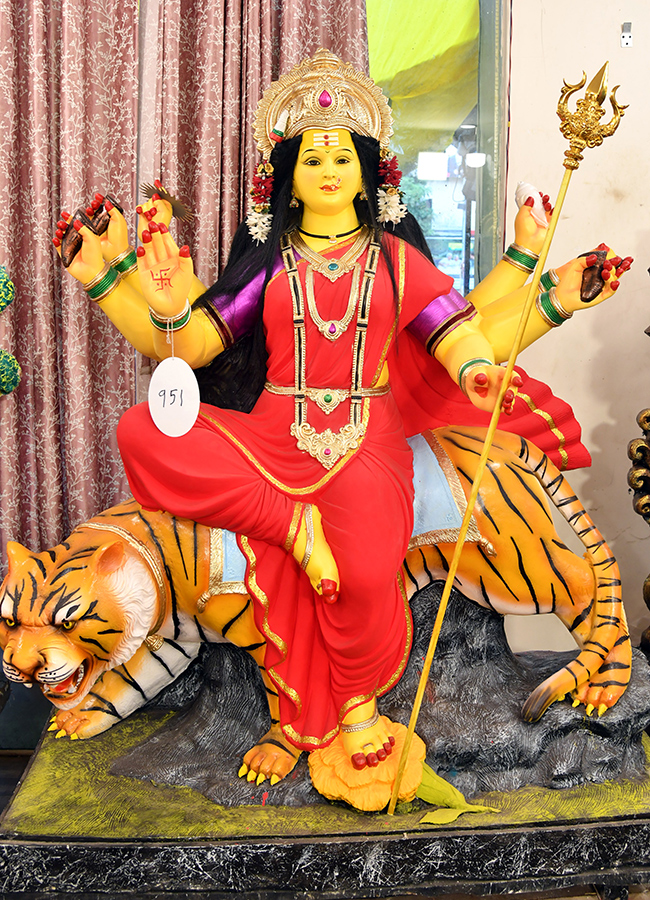Dussehra 2026 : Durga Mata idols In Hyderabad11