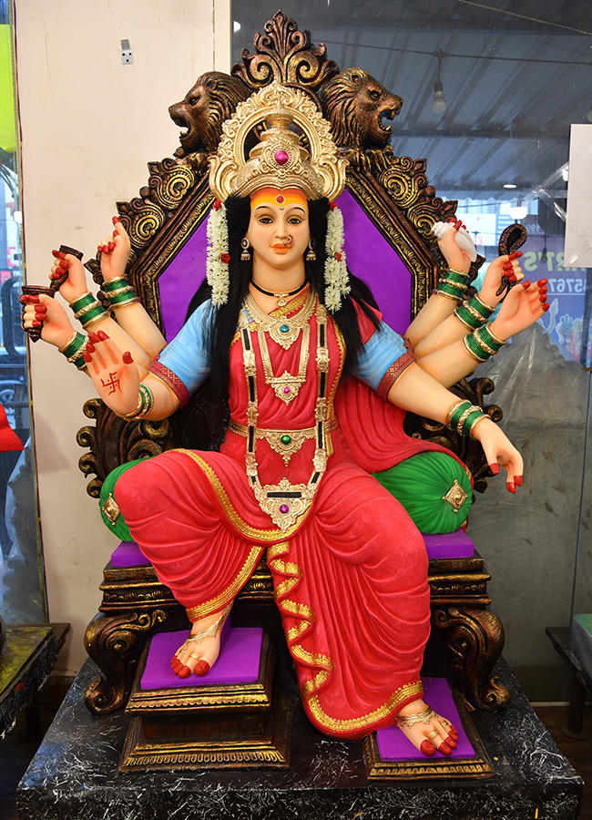 Dussehra 2026 : Durga Mata idols In Hyderabad12