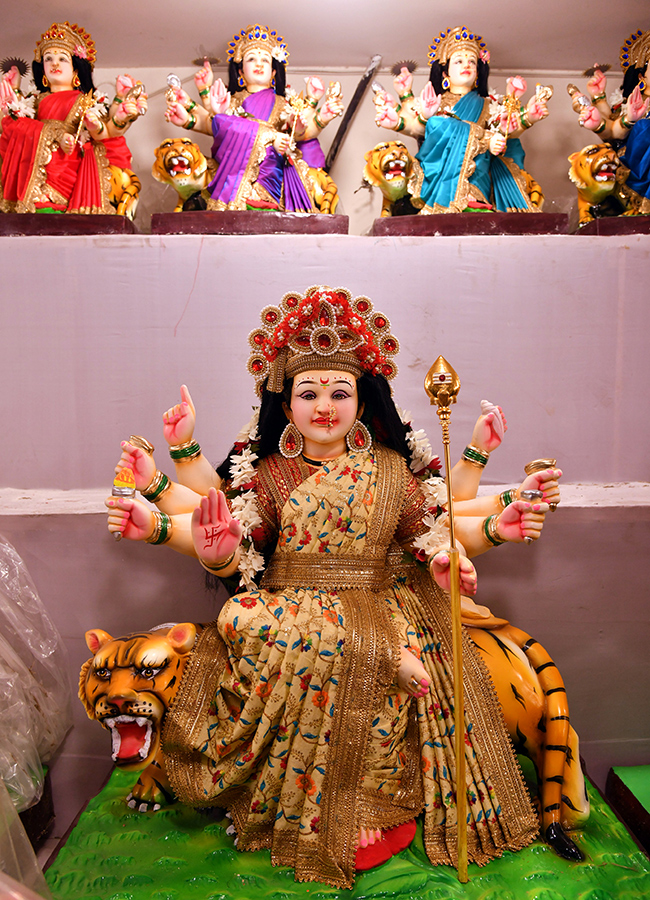 Dussehra 2026 : Durga Mata idols In Hyderabad15