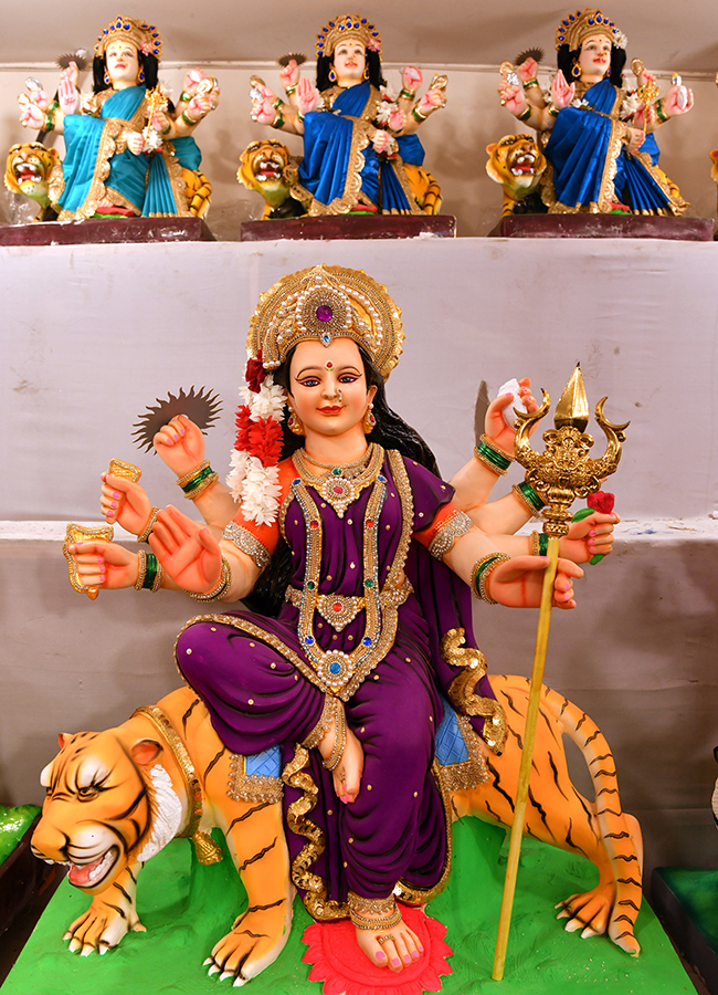 Dussehra 2026 : Durga Mata idols In Hyderabad16