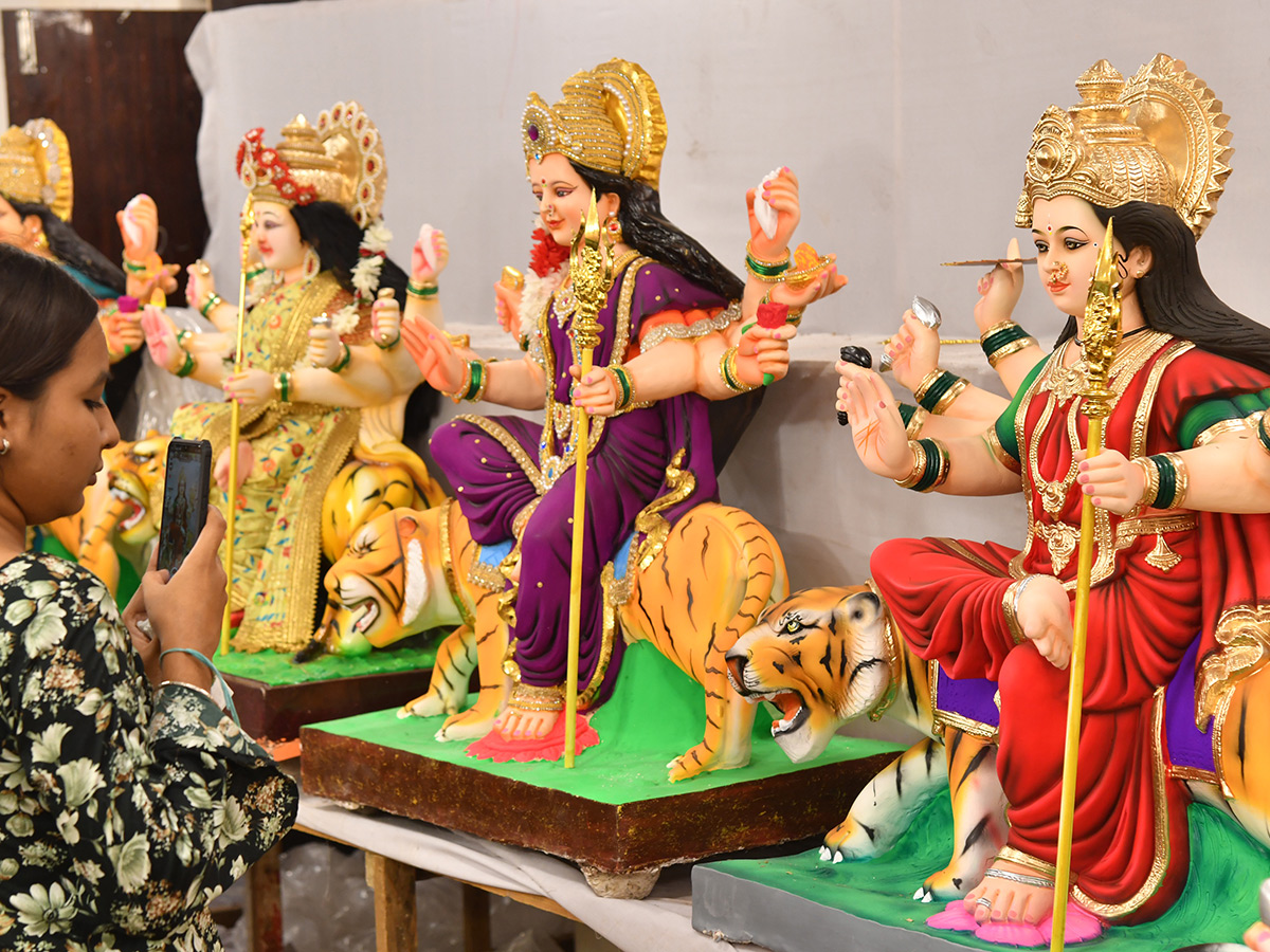 Dussehra 2026 : Durga Mata idols In Hyderabad22